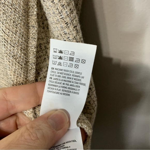 American Eagle Outfitters oatmeal open front‎ cardigan sweater Size XS/TP - Picture 8 of 9